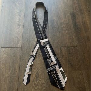 Como Collezione Geometric Patterned Tie